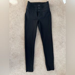 Celebrity Pink Black Stretch High Waisted Pants
